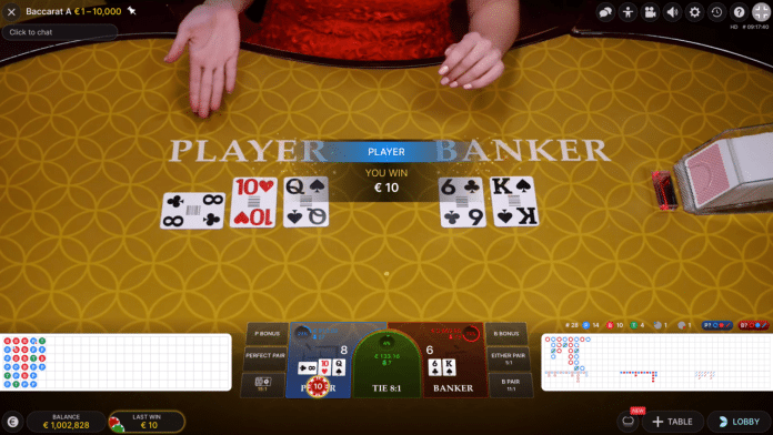 Dual Play Baccarat Dual Play Baccarat